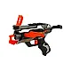 Black/red rifle with bullets and mask Rifles