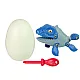 Balts dinozaura olu ar armatā Mosasaurus dinozauram. Dinozauri