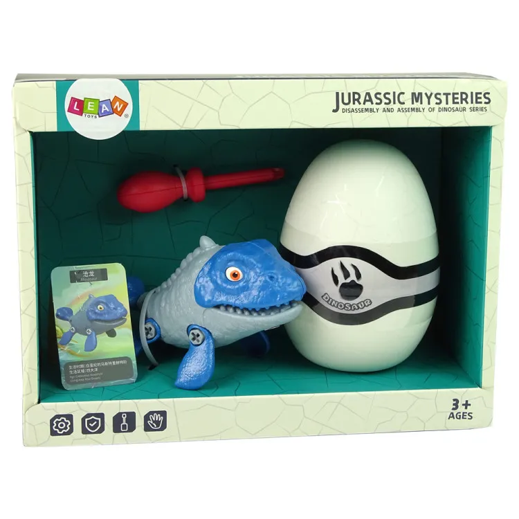 Balts dinozaura olu ar armatā Mosasaurus dinozauram. Dinozauri