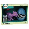 Zils dinozaura olas ar izjaucamu violetu dinozauru. Dinozauri
