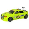 Sports Car Racing Lights Sounds Green 1:16 Rotaļlietu automašīnas