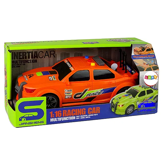 Oranžs sporta auto