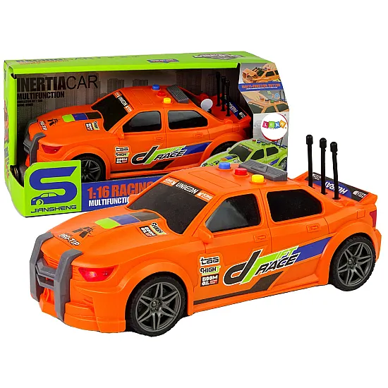 Oranžs sporta auto