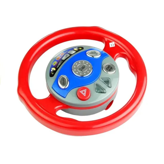 Steering Wheel Car Simulator with Suction Cups for Kids Lights and Sounds Rotaļlietu automašīnas