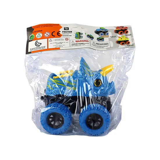 Triceratops Friction Drive Vehicle Blue Rotaļlietu automašīnas