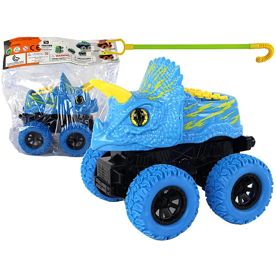 Triceratops Friction Drive Vehicle Blue Rotaļlietu automašīnas