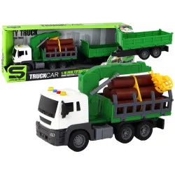 Kravas automašīna ar celtņa berzes piedziņu skaņas Green Wood 1:16