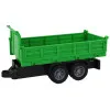 Truck With Crane Friction Drive Sounds Green Wood 1:16 Rotaļlietu automašīnas