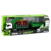 Truck With Crane Friction Drive Sounds Green Wood 1:16 Rotaļlietu automašīnas