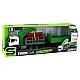 Truck With Crane Friction Drive Sounds Green Wood 1:16 Rotaļlietu automašīnas