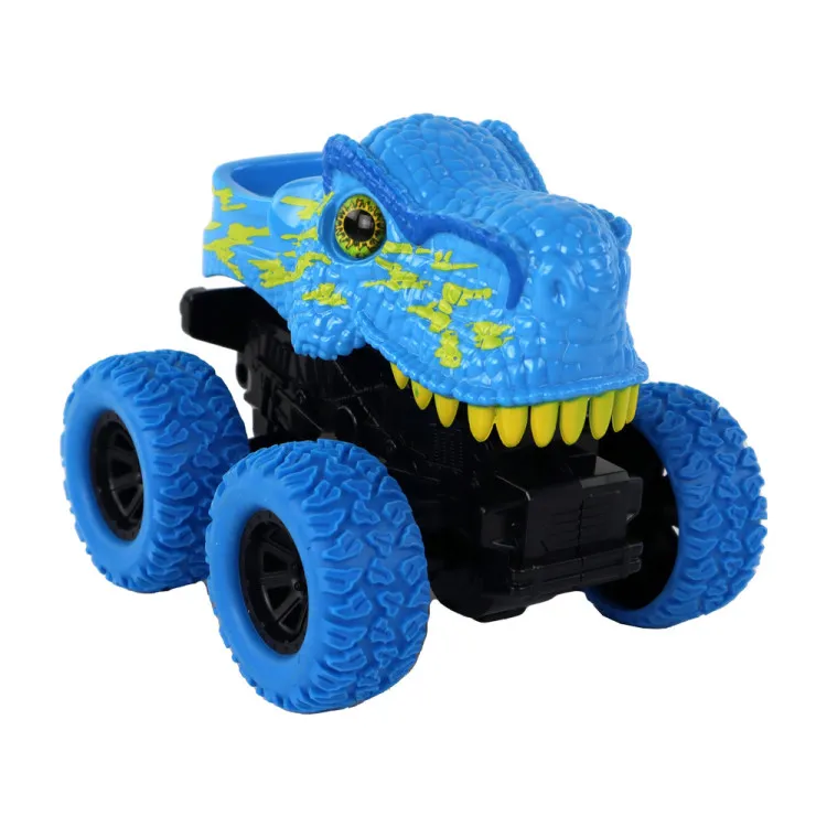 Tyrannosaurus Rex Vehicle Friction Drive Blue Rotaļlietu automašīnas
