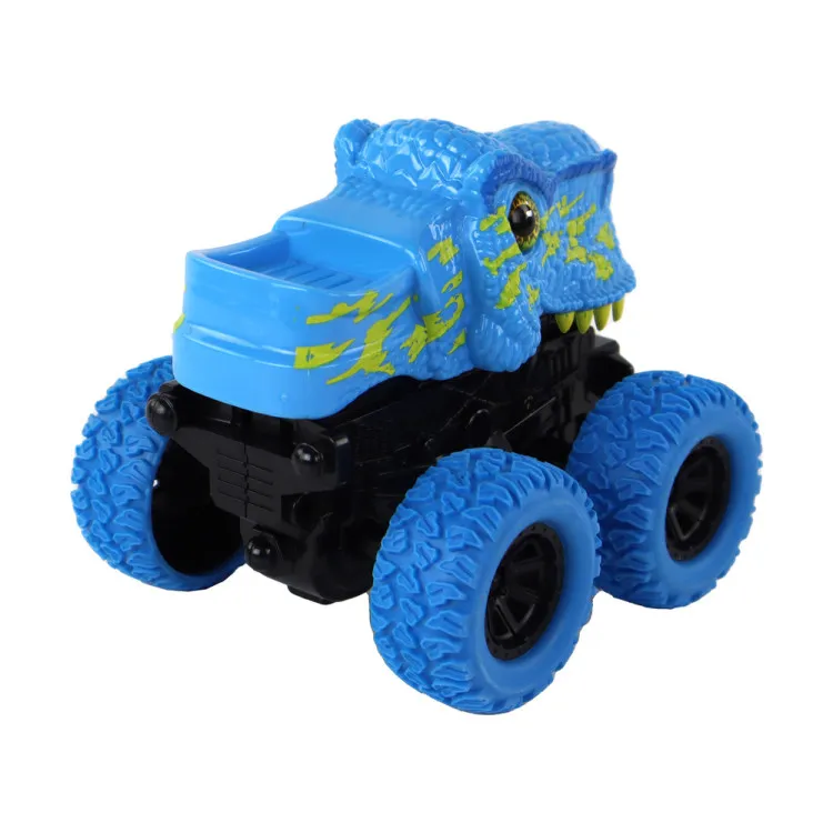 Tyrannosaurus Rex Vehicle Friction Drive Blue Rotaļlietu automašīnas