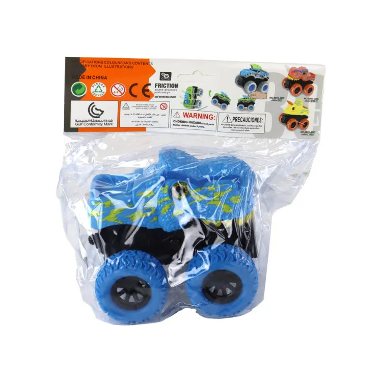 Tyrannosaurus Rex Vehicle Friction Drive Blue Rotaļlietu automašīnas