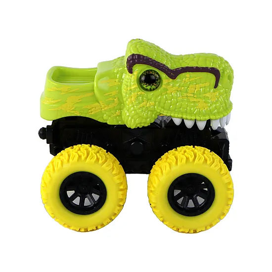 Tyrannosaurus Rex Vehicle Friction Drive Green Rotaļlietu automašīnas
