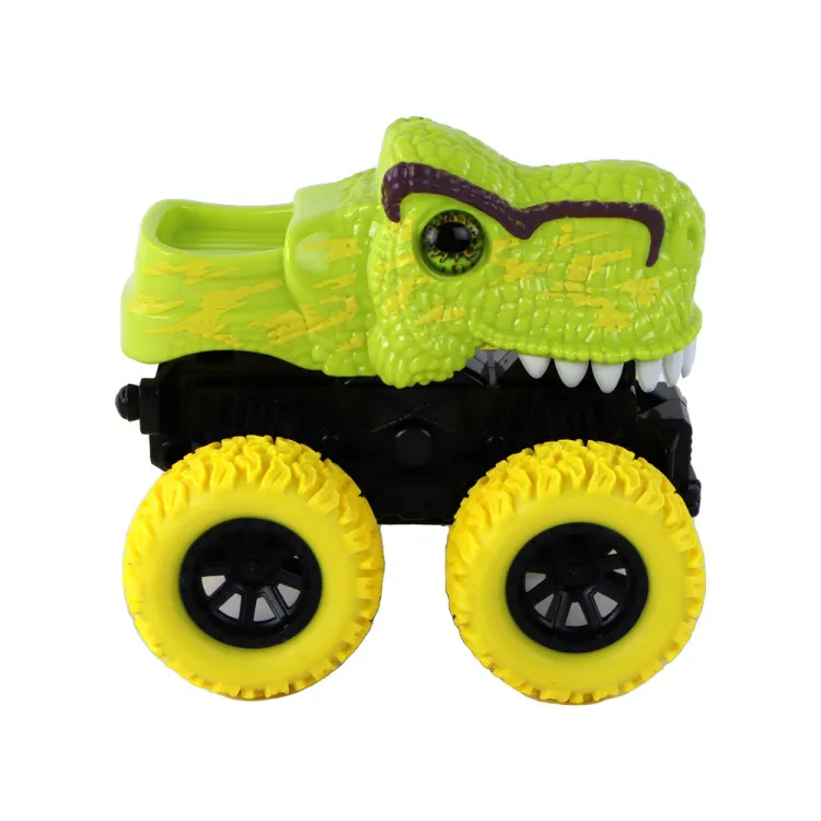 Tyrannosaurus Rex Vehicle Friction Drive Green Rotaļlietu automašīnas