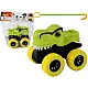 Tyrannosaurus Rex Vehicle Friction Drive Green Rotaļlietu automašīnas