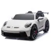 Bērnu balta elektriskā automašīna Porsche GT3 DK-P911
