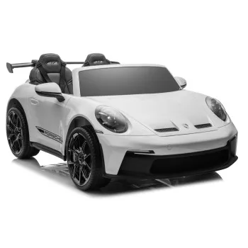 Bērnu balta elektriskā automašīna Porsche GT3 DK-P911
