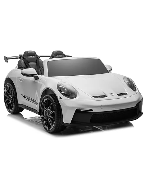 Bērnu balta elektriskā automašīna Porsche GT3 DK-P911