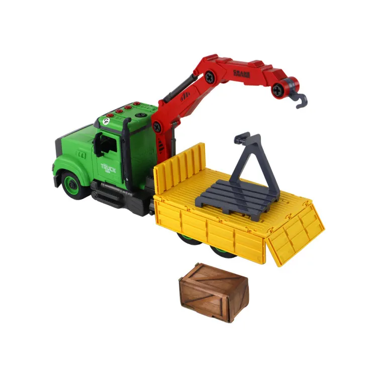 Vehicle Tipper Crane for Screwing Unscrewing DIY Rotaļlietu automašīnas