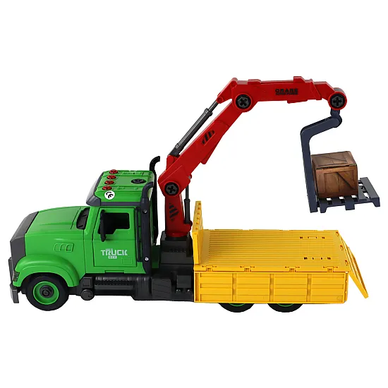 Vehicle Tipper Crane for Screwing Unscrewing DIY Rotaļlietu automašīnas