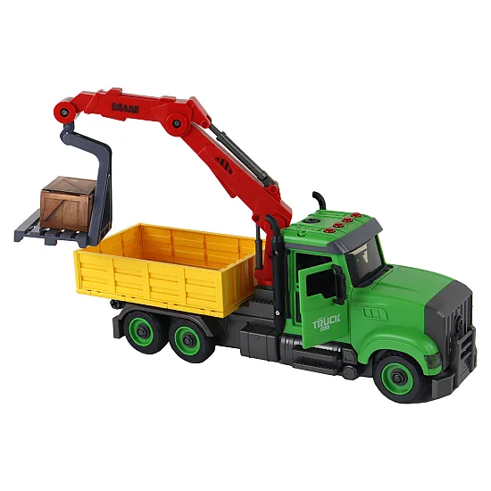Vehicle Tipper Crane for Screwing Unscrewing DIY Rotaļlietu automašīnas