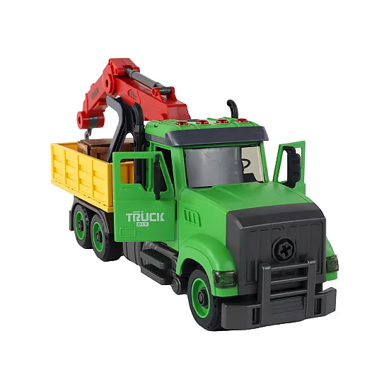 Vehicle Tipper Crane for Screwing Unscrewing DIY Rotaļlietu automašīnas