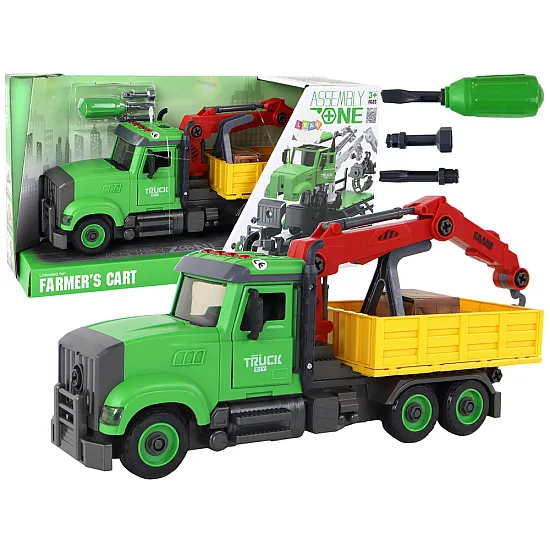 Vehicle Tipper Crane for Screwing Unscrewing DIY Rotaļlietu automašīnas