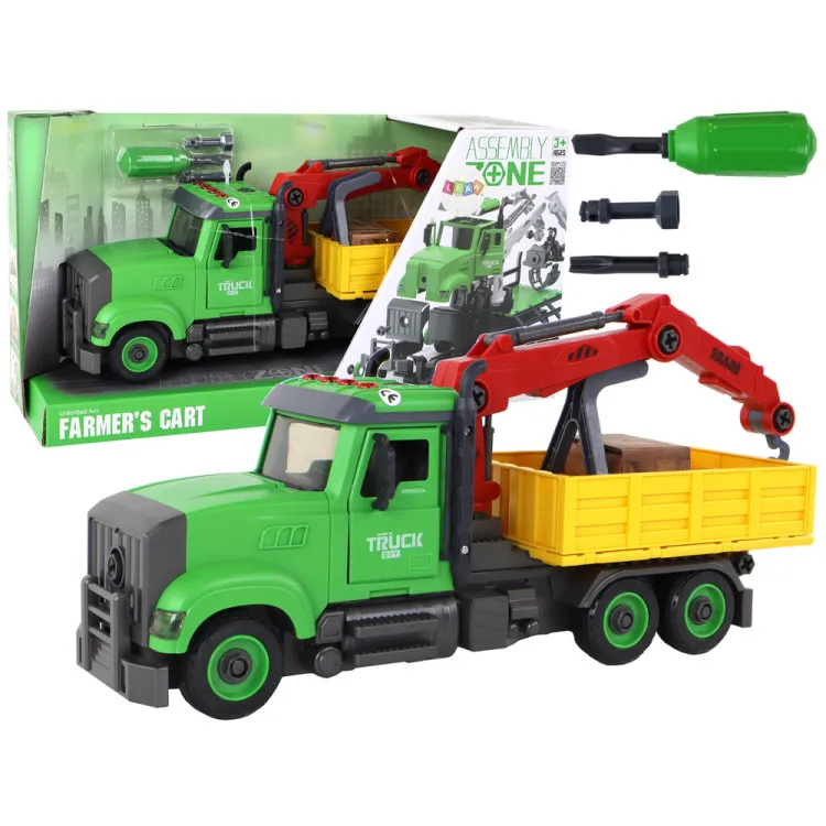 Vehicle Tipper Crane for Screwing Unscrewing DIY Rotaļlietu automašīnas