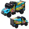 Offroad Car Drive Lights Sounds Orange Blue Rotaļlietu automašīnas