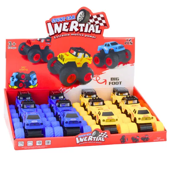 Climbing Off-Road Car With Drive Yellow Blue Rotaļlietu automašīnas