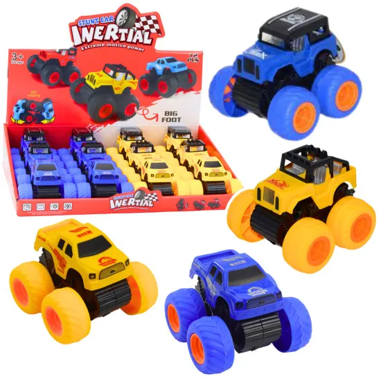 Climbing Off-Road Car With Drive Yellow Blue Rotaļlietu automašīnas