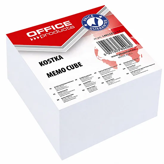 Baltas papīrs birojam 85x85x40 mm