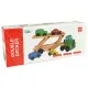 Wooden Green Truck with Trucks Blocks Rotaļlietu automašīnas