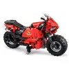 CADA tālvadības motocikls no klucīšiem Konstruktoriši