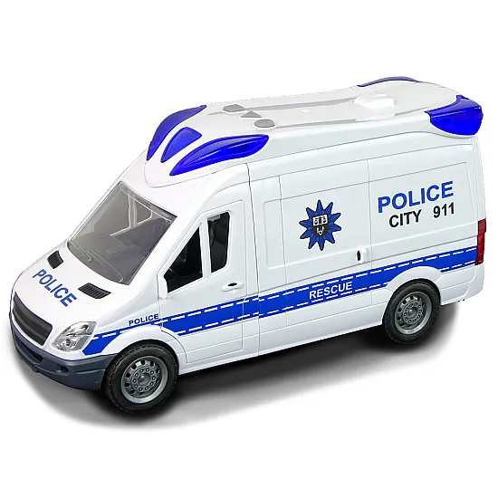 Interactive Police Radio Car  Light and sound effects ! Opening doors Rotaļlietu automašīnas