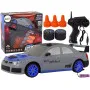 Tālvadības pults vadāma sporta automašīna R/C 1:24 pelēka, nomaināmi riteņi