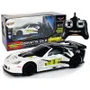 Sporta auto R/C 1:24 Corvette C6.R balts 2.4 G lukturi Radio vadāmās rotaļlietas