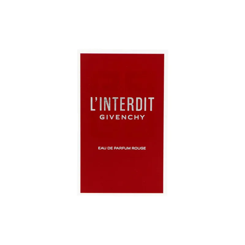 Sample Givenchy L`Interdit Rouge Edp 1ml Parfimērijas ūdens (EDP) Givenchy