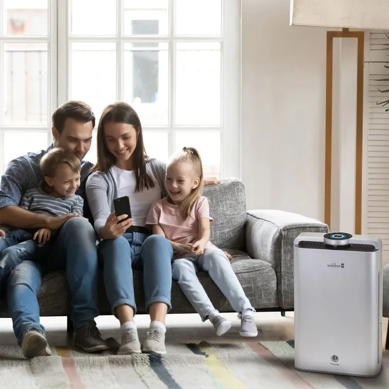Gaisa attīrītājs sudraba WI-FI WEBBER AP9700 Elektronika un sadzīves tehnika WEBBER