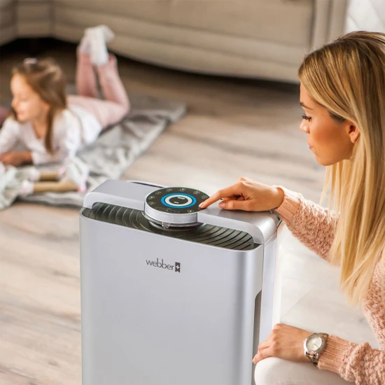 Gaisa attīrītājs sudraba WI-FI WEBBER AP9700 Elektronika un sadzīves tehnika WEBBER