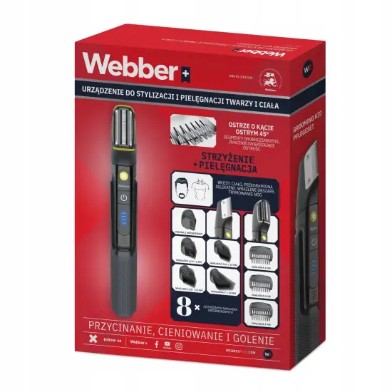 Webber BG-600 bezvadu skuveklis vīriešiem