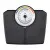Klasiskie mehāniskie vannas svari, līdz 180 kg, melnā krāsā, WEBBER BMI