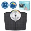 Classic Mechanical Bathroom Scale up to 180 kg Black WEBBER BMI Elektronika un sadzīves tehnika ELDOM
