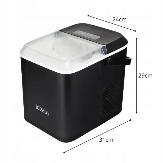 Ledus mašīna ledus gabaliņiem un drupinātam ledum, 12 kg, IDEAL 100 W Elektronika un sadzīves tehnika IDEAL