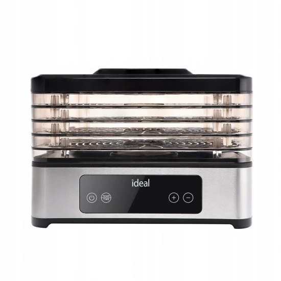 Large Food Dehydrator for Mushrooms Fruits Vegetables IDEAL INOX + Convection 400W + Timer Elektronika un sadzīves tehnika IDEAL