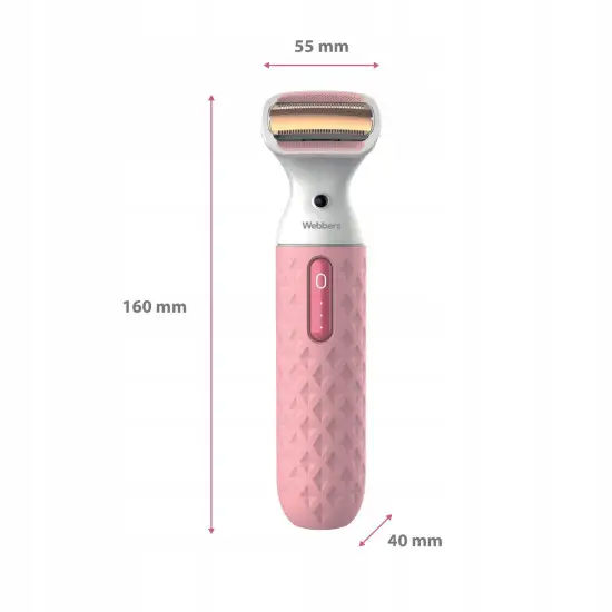 Women’s cordless 4-in-1 shaver and trimmer for face and body – Webber LG400 Elektronika un sadzīves tehnika WEBBER