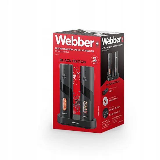 Elektriskā sāls un piparu dzirnaviņas Elektronika un sadzīves tehnika WEBBER