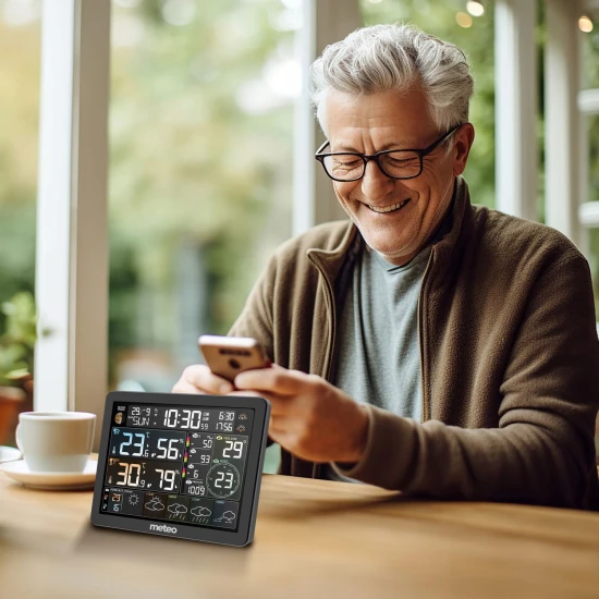 Meteoroloģiskā stacija + gaisa piesārņojuma mērītājs Elektronika un sadzīves tehnika METEO