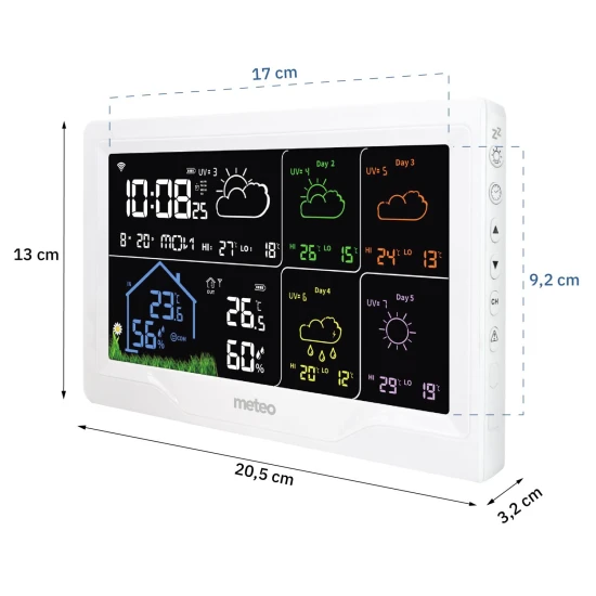 Laika stacija ar laika prognozi Elektronika un sadzīves tehnika METEO